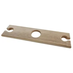 Flaschenaufsatz Holz mit Halterung für Stilgläser
