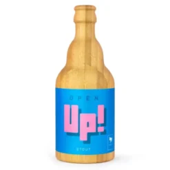 Flaschenöffner OPEN UP! STOUT - Holz Bierflasche 17 cm