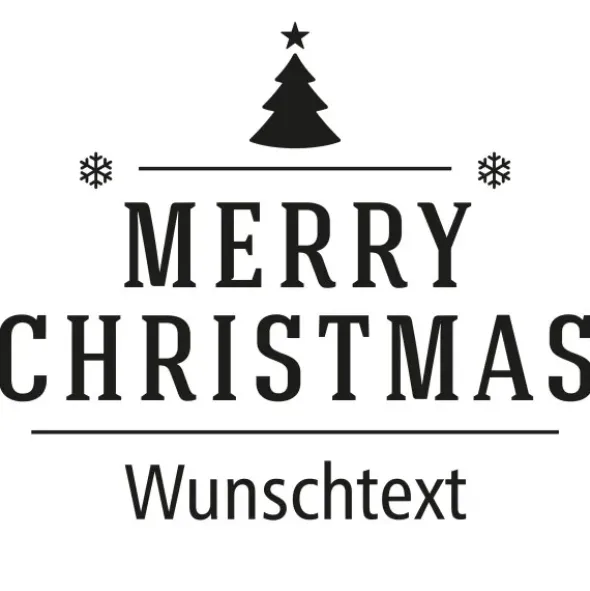 Flaschenverpackung Geschenkkiste Holz, Merry Christmas + Gravur