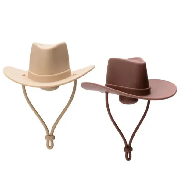 Flaschenverschluss Cowboyhut 2er Set – Flaschenstopfen HOWDY