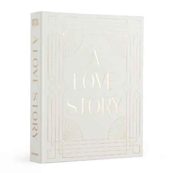 Fotoalbum Hochzeit A LOVE STORY - Buch mit Stoffbezug + 30 Seiten