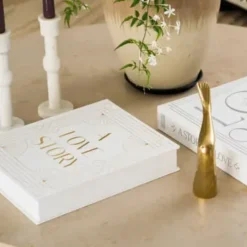 Fotoalbum Hochzeit A LOVE STORY - Buch mit Stoffbezug + 30 Seiten
