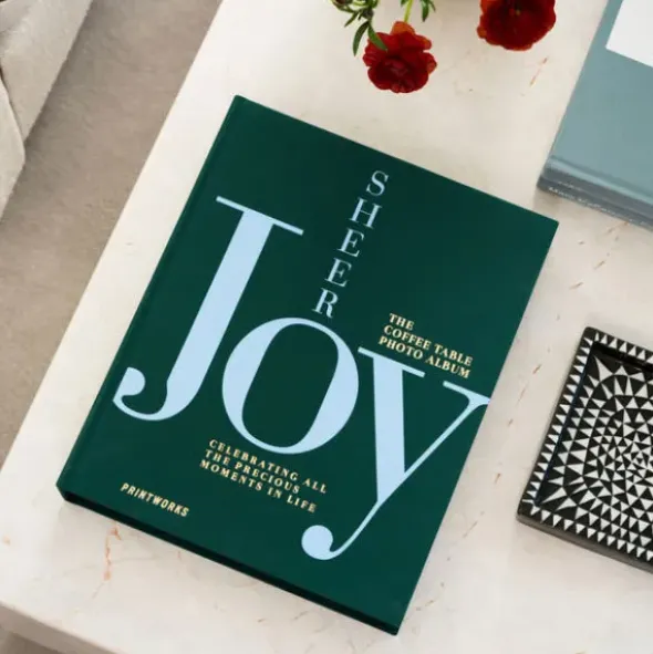 Fotoalbum SHEER JOY - Buch mit Stoffbezug + 30 Seiten