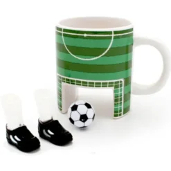 Fußball Tasse mit Fingerspiel