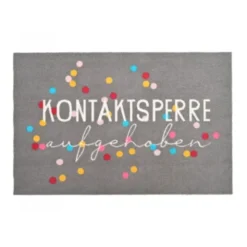 Fußmatte 75 x 50 cm waschbar - Kontaktsperre aufgehoben