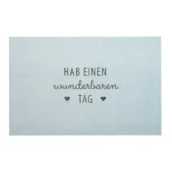 Fußmatte 75 x 50 cm waschbar - wunderbaren Tag