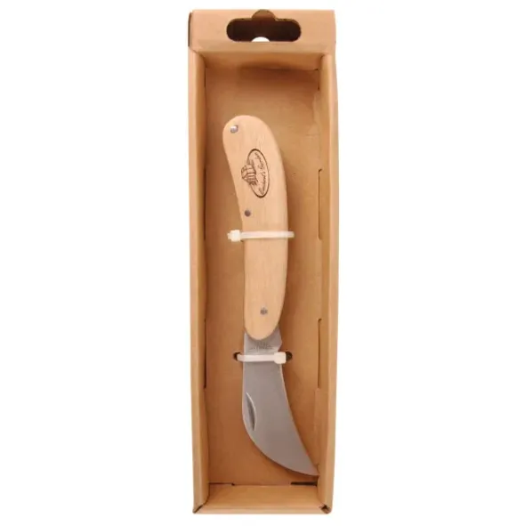 Gartenmesser mit Holzgriff, Gartenhippe