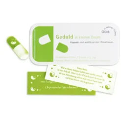 Geduld in kleinen Dosen - 7 Pillen mit Botschaften