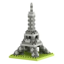 Geschenkbeutel mit BRIXIES Klemmbausatz EIFFELTURM - 90 Bausteine | Level 1