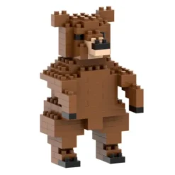 Geschenkbeutel mit BRIXIES Klemmbausatz BÄR - 114 Bausteine | Level 1