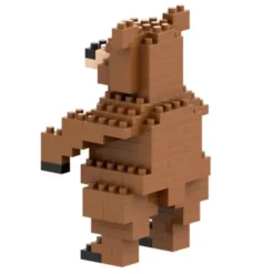 Geschenkbeutel mit BRIXIES Klemmbausatz BÄR - 114 Bausteine | Level 1