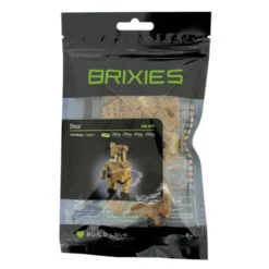 Geschenkbeutel mit BRIXIES Klemmbausatz BÄR - 114 Bausteine | Level 1