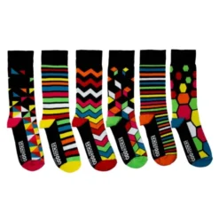 Geschenkbox Addict - 6 Socken - Gr. 39-46