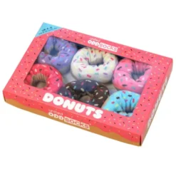 Geschenkbox Donuts, 6 Socken Gr. 37-42