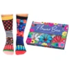 Geschenkbox FLOWER BOX - 6 blumige Socken Gr. 37-42