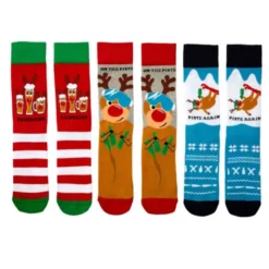 Geschenkbox REINBEERS - 3 Paar XMAS Biersocken Gr. 39 - 46