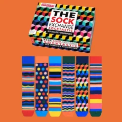 Geschenkbox Socktastic - 6 Socken - Gr. 39-46