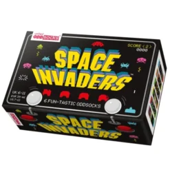 Geschenkbox Space Invaders - 6 Socken - Gr. 39-46