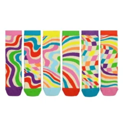 Geschenkbox STAY GROOVY - 6 Socken - Gr. 37-42