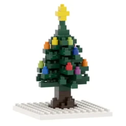 Geschenkkarte mit Brixies Klemmbausatz WEIHNACHTSBAUM - 72 Bausteine