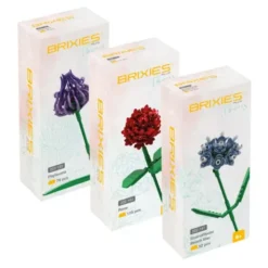 Geschenkschachtel Flower - BRIXIES Klemmbausatz Blume Rose