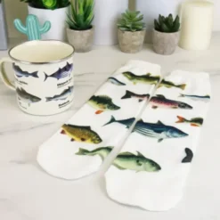 Geschenkset FISCHE Tasse + Socken mit Fisch Motiv