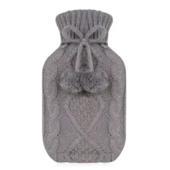 Geschenkset Winter Magic - Schaumbad & Wärmflasche mit Strickbezug