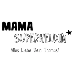 Geschenkverpackung Holzbox mit Gravur, Superheldin + Name