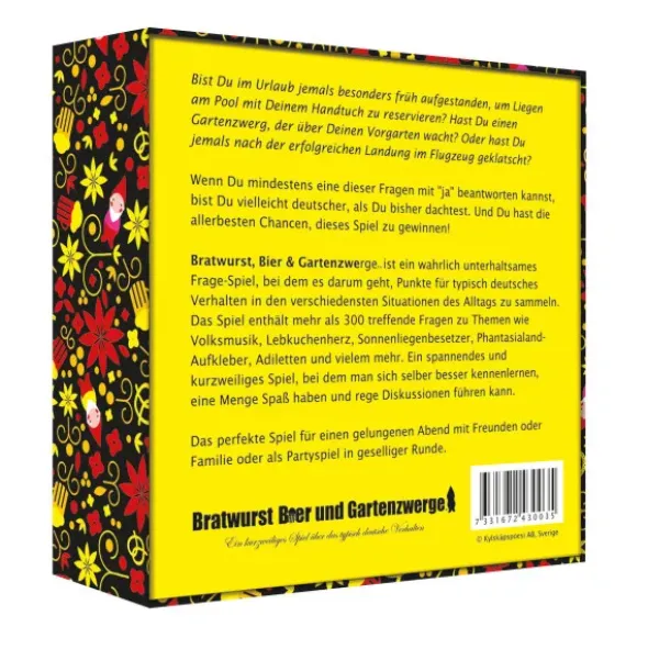 Gesellschaftsspiel Bratwurst, Bier und Gartenzwerge