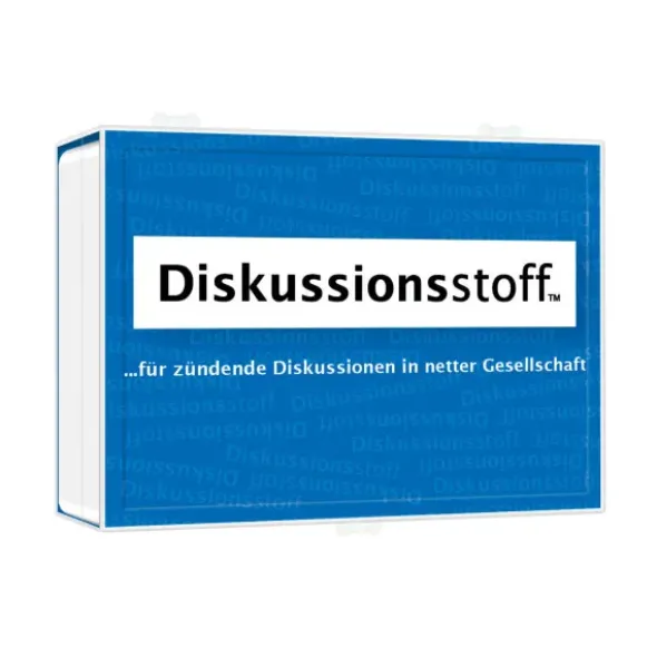 Gesellschaftsspiel Diskussionsstoff - 200 Karten mit Fragen & Thesen