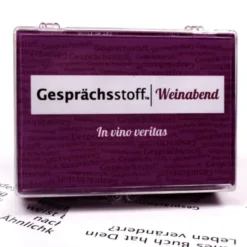 Gesellschaftsspiel Gesprächsstoff Weinabend - Kartenspiel mit Fragen