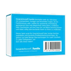 Gesellschaftsspiel Gesprächsstoff Familie - Kartenspiel mit Fragen