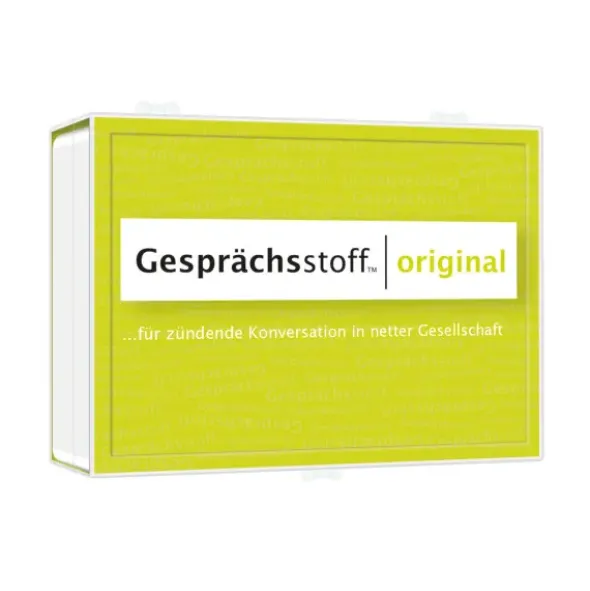 Gesellschaftsspiel Gesprächsstoff Original - Kartenspiel mit Fragen