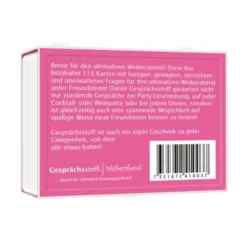 Gesellschaftsspiel Gesprächsstoff Weiberabend - Kartenspiel mit Fragen