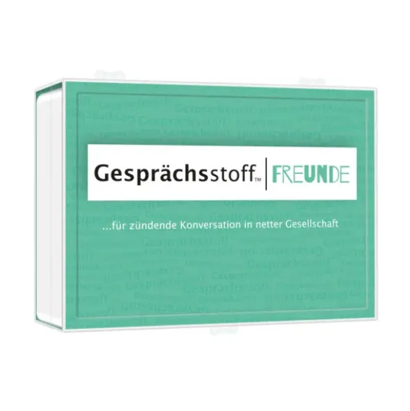 Gesellschaftsspiel Gesprächsstoff Freunde - Kartenspiel mit Fragen