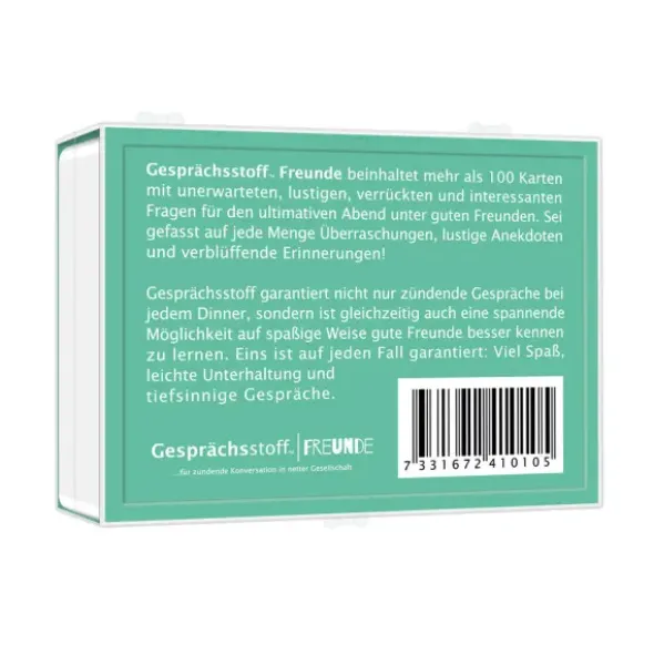 Gesellschaftsspiel Gesprächsstoff Freunde - Kartenspiel mit Fragen