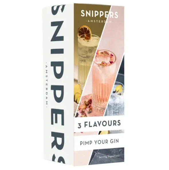 Gin Geschenk Set DIY - Pink & Lemon & Spiced Gin - Flasche 350 ml mit 3 Gewürzen zum Veredeln