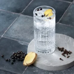 Gin Geschenk Set DIY - Pink & Lemon & Spiced Gin - Flasche 350 ml mit 3 Gewürzen zum Veredeln
