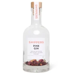 Gin Geschenk Set DIY - Pink & Lemon & Spiced Gin - Flasche 350 ml mit 3 Gewürzen zum Veredeln