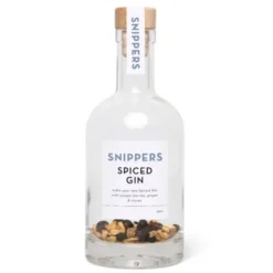 Gin Geschenk Set DIY - Spiced Gin - Flasche 350 ml mit Gewürzen zum Veredeln