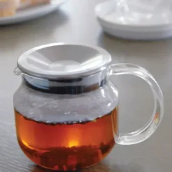 Glaskanne mit Sieb - ONE TOUCH 450ml