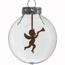 Glaskugel / Weihnachtskugel Engel