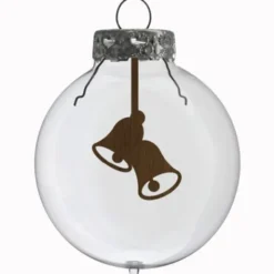 Glaskugel / Weihnachtskugel Glocken
