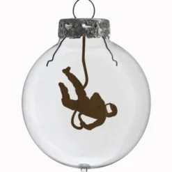Glaskugel / Weihnachtskugel Kosmonaut
