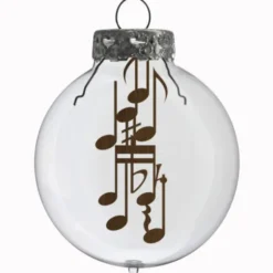 Glaskugel / Weihnachtskugel Noten
