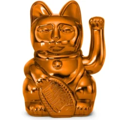 Glückskatze / Winkekatze COSMIC MARS shiny chopper - kupfer