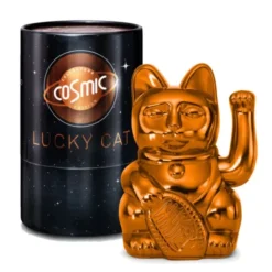 Glückskatze / Winkekatze COSMIC MARS shiny chopper - kupfer