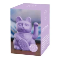 Glückskatze / Winkekatze flieder