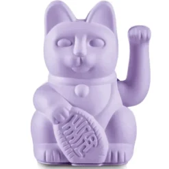 Glückskatze / Winkekatze flieder