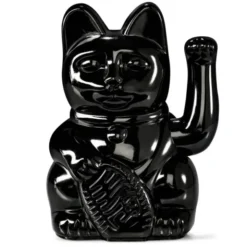 Glückskatze / Winkekatze glossy schwarz